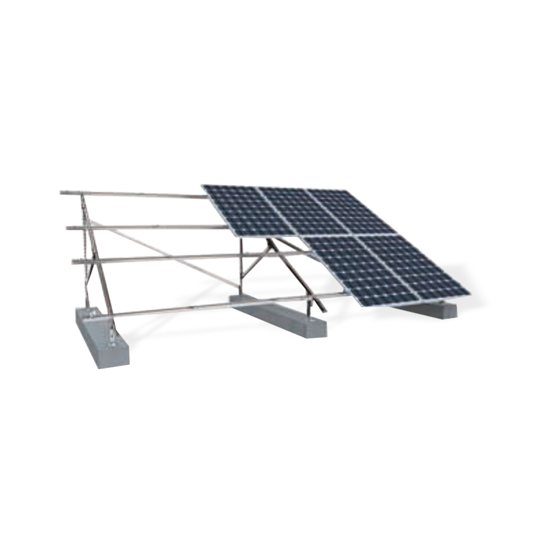 Dobbel involution C-type fotovoltaisk monteringssystem i stål