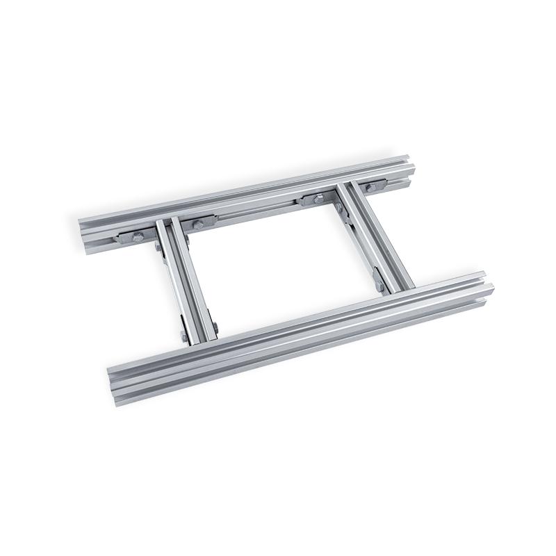 Kabelstige i aluminium med åpent system for kabelføring