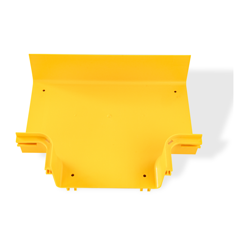 UL94 FV-0 standard flammehemmende PVC horisontal tee for fiberkabelbakke